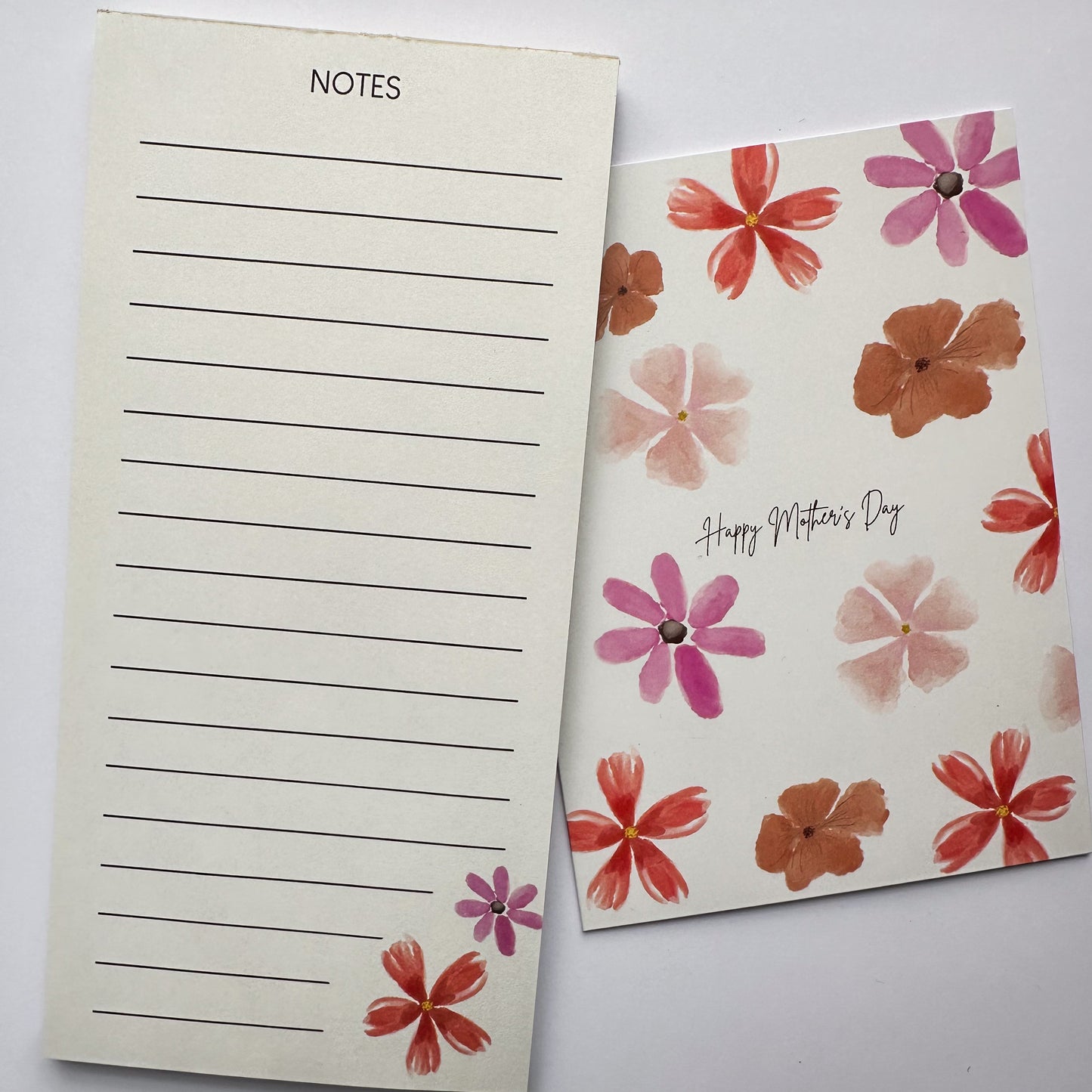 Mother's Day Card + Notepad Bundle