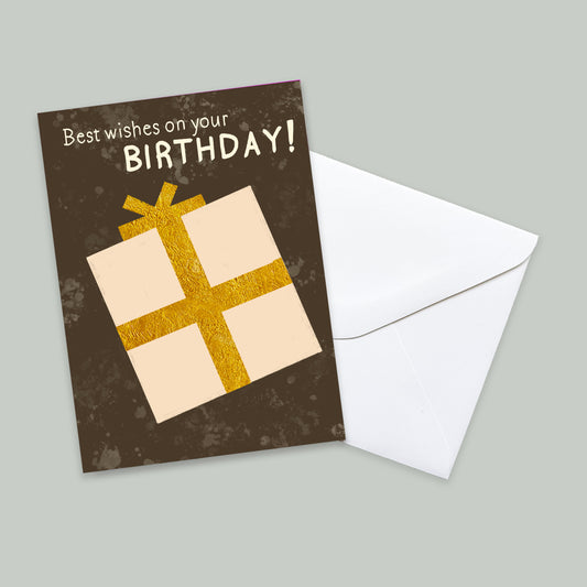 Best Wishes on Your Birthday Card