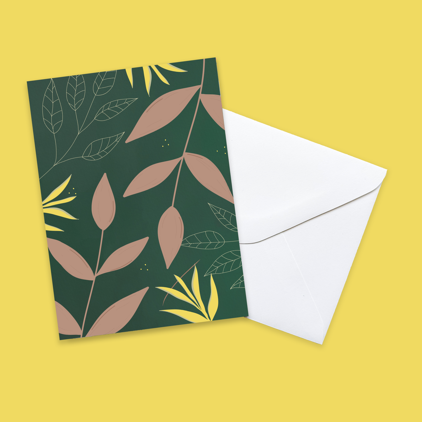 Botanical Leaves 2 Card