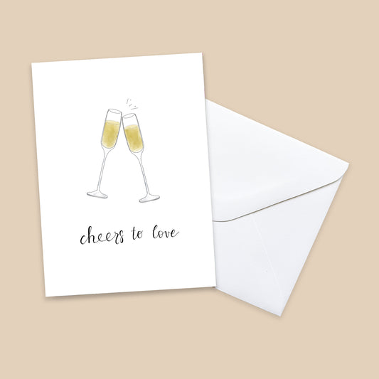 Cheers to Love Card