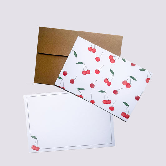 Cherries Notecard Set