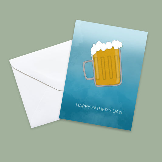 Father's Day Beer Card