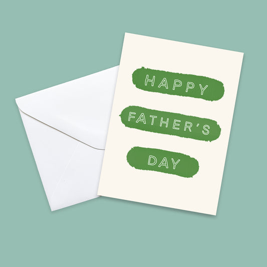 Father's Day Simple Green Card