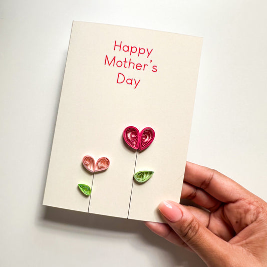 Happy Mother's Day Hearts Card