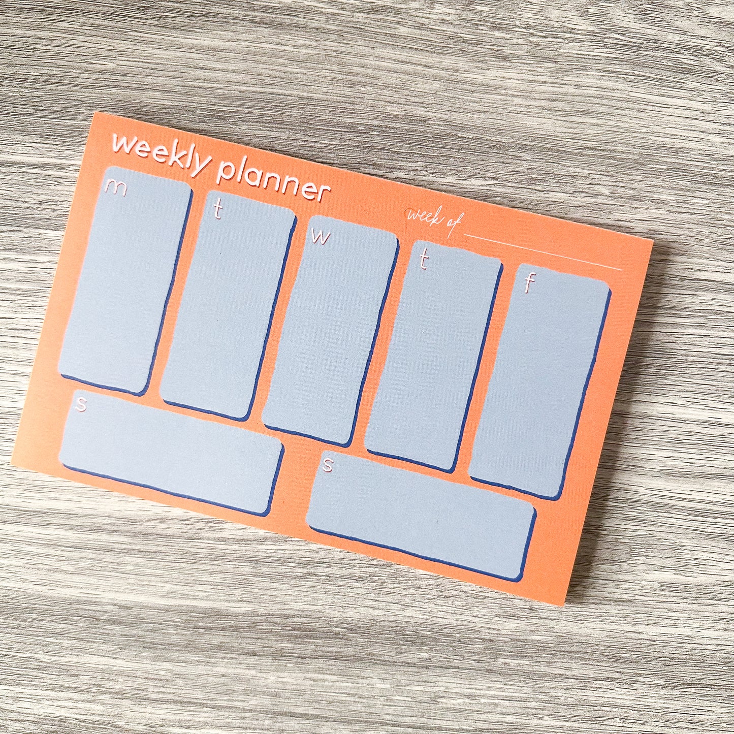 Weekly Planner Notepad