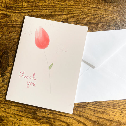 Thank You Tulip Card